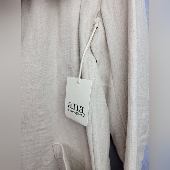 ANA A New Approach Casual Blazer Womens Cotton Linen Blend Size XL - Picture 5 of 11